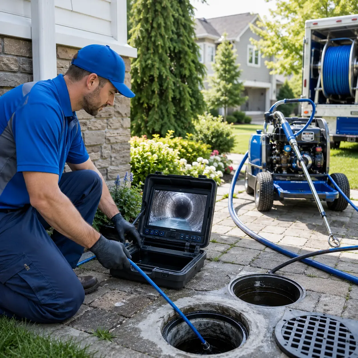 Outdoor drain cleaning professionals serving Mount Holly, NJ